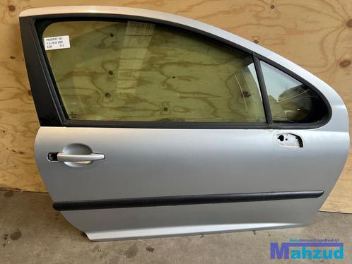 PEUGEOT 207 zilver EZR rechts 3Deurs deur portier2006-2015, Auto-onderdelen, Carrosserie, Deur, Peugeot, Gebruikt