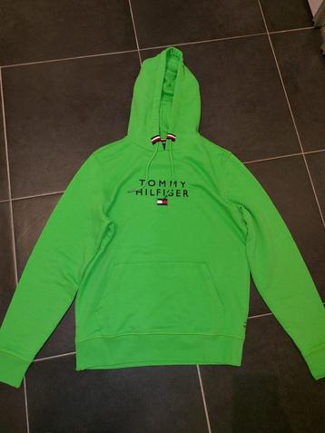 Fel groene trui - Tommy Hilfiger - maat M beschikbaar voor biedingen