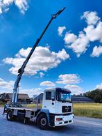 MAN 18.410 F2000 Cormach 22000 E4F + jib (bj 2001), Auto's, Vrachtwagens, Achterwielaandrijving, MAN, Wit, Bedrijf