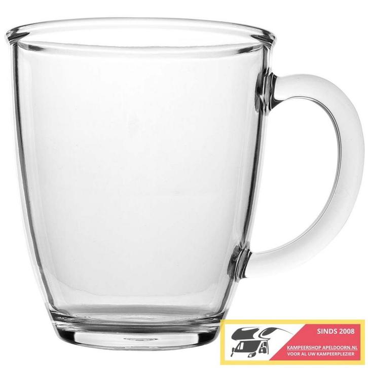 Bo-Camp Theeglas Conisch 400ml, Caravans en Kamperen, Caravanaccessoires, Nieuw, Ophalen of Verzenden