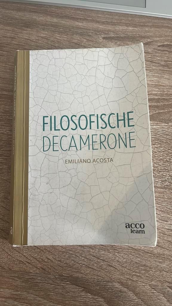 Emiliano Acosta - Filosofische decamerone, Boeken, Filosofie, Ophalen