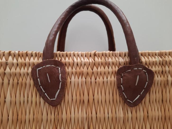 Rieten mand Dille en Kamille - Nieuw, Huis en Inrichting, Woonaccessoires | Schalen en Manden, Nieuw, Mand, Rechthoekig, Riet