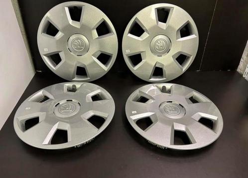 4 wieldoppen Skoda Octavia Scala Roomster Fabia 15", Auto diversen, Wieldoppen, Zo goed als nieuw, Ophalen of Verzenden