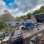 Bouwlift met werk aan, Doe-het-zelf en Bouw, Ophalen, Gebruikt, Bouwlift