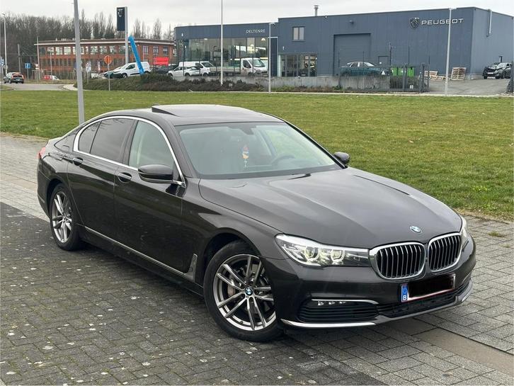 BMW 7-SERIE 725D 2.0 DIESEL EURO 6C, Auto's, BMW, Particulier, 360° camera, Diesel, Bruin, Bruin, Ophalen