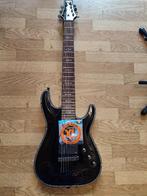 Schecter Hellraiser C-7 – état proche du neuf – avec flycase, Enlèvement, Comme neuf, Solid body, Autres marques