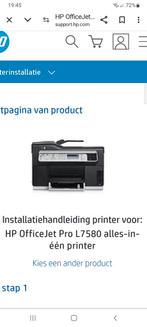Printer HP Officejet Pro   L7580 All-in- one., Comme neuf, Imprimante, Enlèvement