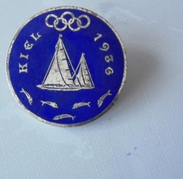 broche(speld) Zeilen ,Olympische spelen Kiel 1936