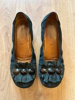 Ledere donkerblauwe ballerina’s van Gabor, maat 6,5 (= 40), Kleding | Dames, Ophalen of Verzenden, Zo goed als nieuw