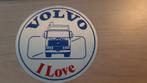 Autocollant vintage en satin J'adore le camion Volvo Trucks, Comme neuf, Voiture ou Moto, Enlèvement ou Envoi