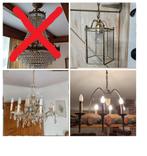 10 divese lusters, lampe en plafondlampen vanaf 8 euro, Ophalen, Gebruikt