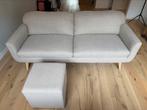 Zetel 3-zits 85x200x88 cm – beige – als nieuw (1 jaar oud), Ophalen, Driepersoons, 75 tot 100 cm, Zo goed als nieuw