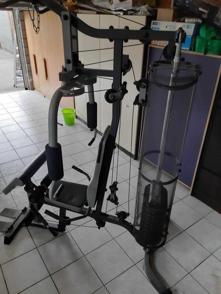 Fitness DUNLOP krachtstation, Sport en Fitness, Fitnessapparatuur, Gebruikt, Krachtstation, Armen, Benen, Borst, Buik, Rug, Ophalen