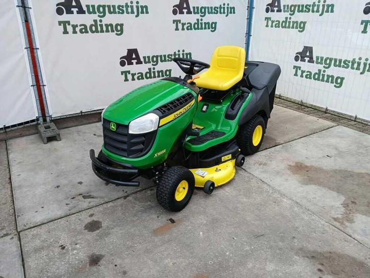 John Deere X 166R, Jardin & Terrasse, Tondeuses autoportées, Comme neuf