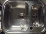 keuken spoelbak inox, Huis en Inrichting, Ophalen, Gebruikt, Grijs