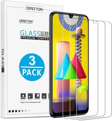 2 verres trempés pour Samsung Galaxy M31/A50/A30/M21, Enlèvement ou Envoi, Neuf, Autres modèles, Façade ou Cover