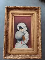 Olie op doek verfijnd Europees damesportret, ca. 1890-1910, Antiek en Kunst, Ophalen of Verzenden