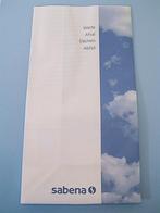 Sabena Airsickness bag Waste - Afval - Déchets - Abfall Blue, Ophalen of Verzenden, Nieuw