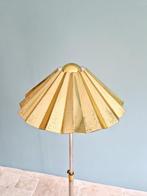 Lampe sur pied en métal chromé et laiton, 1970, Ophalen of Verzenden