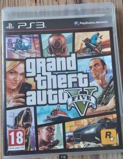 Grand Theft Auto V - Playstation 3, Consoles de jeu & Jeux vidéo, Jeux | Sony PlayStation 3, Utilisé, Aventure et Action, À partir de 18 ans