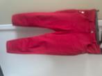 Mooie rode jeansbroek, Kleding | Dames, Broeken en Pantalons, Ophalen, Maat 42/44 (L), Rood, Gedragen