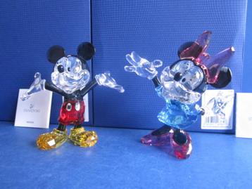Swarovski Disney Mickey & Minnie Mouse Gekleurde uitgave beschikbaar voor biedingen
