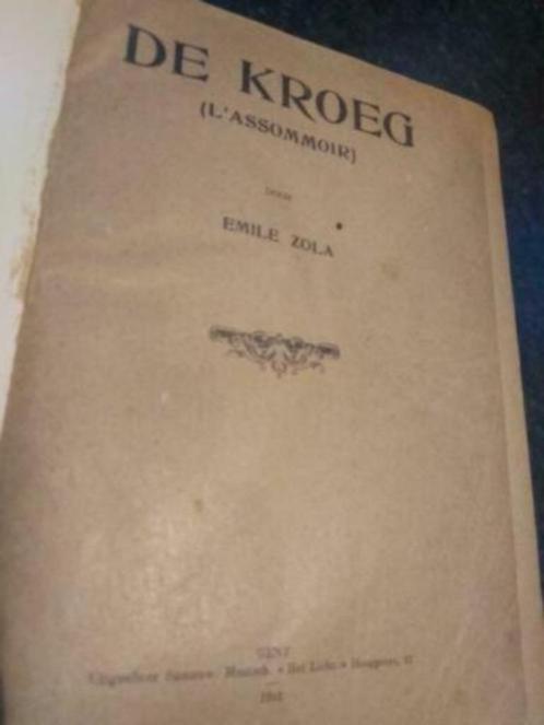 boek: de kroeg - Emile Zola - 1922, Antiek en Kunst, Antiek | Boeken en Manuscripten, Verzenden