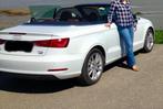 Audi A3 cabriolet in zeer goede staat, Auto's, Cabriolet, Wit, Leder, Bruin