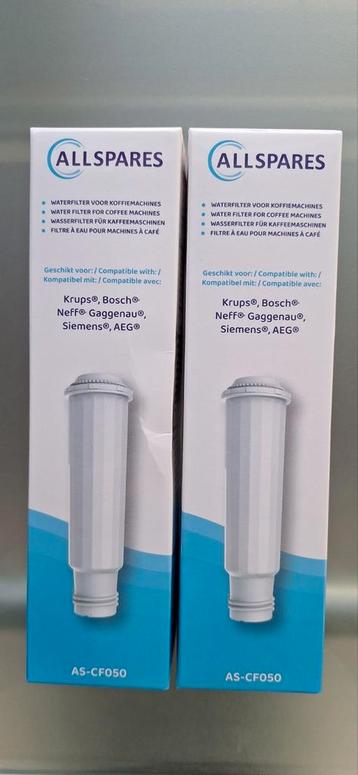 2 Waterfilters voor koffiemachines  beschikbaar voor biedingen