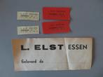 Brouwer L. Elst Essen 5x papier bons, Verzamelen, Ophalen of Verzenden, Zo goed als nieuw, Overige typen