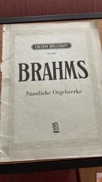 Brahms - Sämtliche orgelwerke, Musique & Instruments, Partitions, Utilisé, Enlèvement ou Envoi