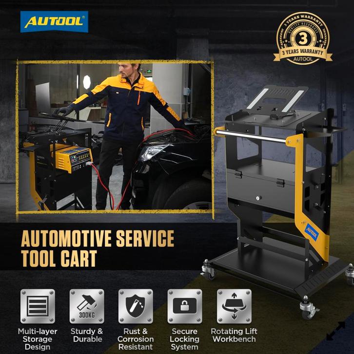 Autool Diagnose kar Diagnose Trolly automotive trolly Nieuw, Auto diversen, Autogereedschap, Ophalen of Verzenden