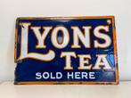 Lyons Tea emaille reclame bord, Antiek en Kunst, Ophalen of Verzenden