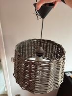 Rieten lampenkap, Huis en Inrichting, Ophalen, Gebruikt, 25 tot 50 cm, Rond