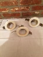 Inbouwspots vintage 3 stuks wit, Ophalen of Verzenden, Zo goed als nieuw