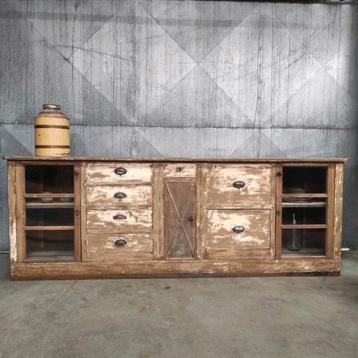 Toonbank Sideboard Dressoir met Prachtig Patina