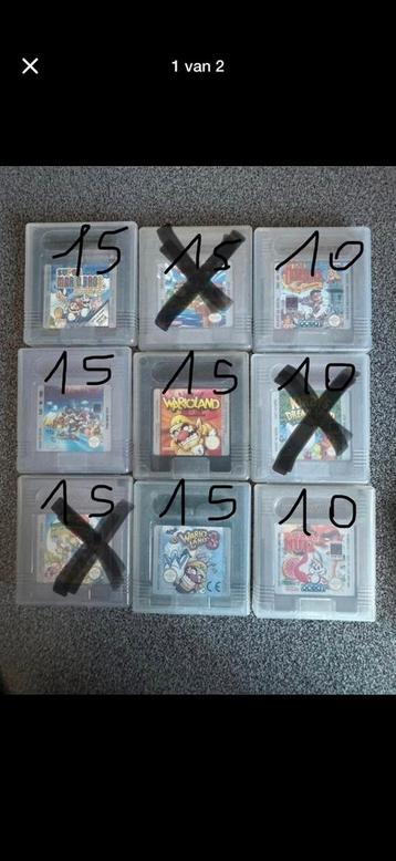 Nintendo game boy & advance games beschikbaar voor biedingen