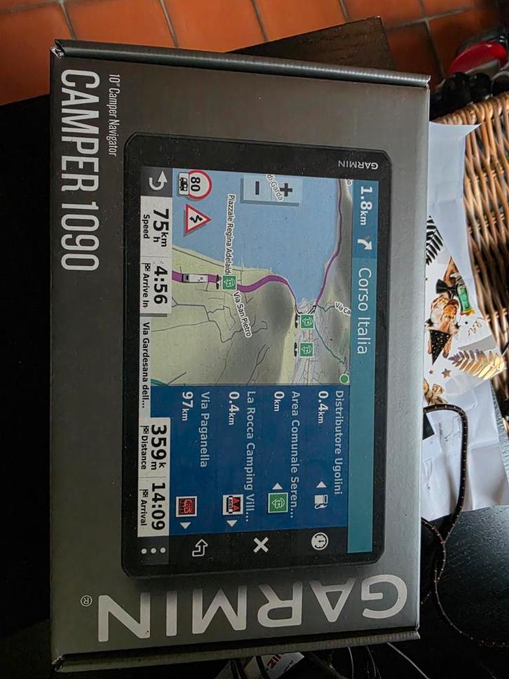 Gps Garmin camper 1090, Auto diversen, Autonavigatie, Zo goed als nieuw, Ophalen