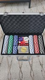 malette poker 300 jetons, Ophalen, Zo goed als nieuw