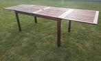 teak buitenset tafel met 6 teak stoelen, Tuin en Terras, Tuintafels, Ophalen, Zo goed als nieuw, Rechthoekig, Teakhout