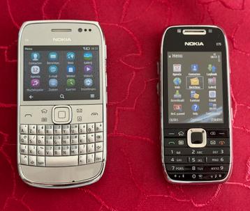 Nokia e75 + nokia e6 touch  beschikbaar voor biedingen
