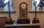 Horloge Empire français avec 2 chandeliers, Antiquités & Art, Curiosités & Brocante, Enlèvement