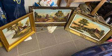 3 schilderijtjes beschikbaar voor biedingen