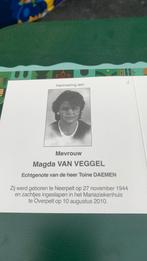 1944/2010, Verzamelen, Bidprentjes en Rouwkaarten, Ophalen of Verzenden, Bidprentje