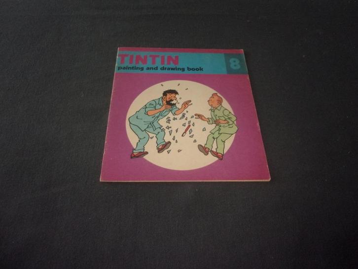 bd tintin cahier de coloriage painting and drawing book 8 19, Boeken, Stripverhalen, Ophalen