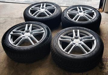 Pneus hiver 225/50 R17 - Jantes Dezent TZ silver beschikbaar voor biedingen