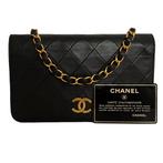 CHANEL Classic Single Flap Bag Small, Ophalen of Verzenden, Schoudertasje, Zo goed als nieuw, Zwart