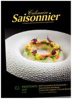 Culinaire Saisonnier nr 61 , printemps 2017., Boeken, Overige typen, Ophalen of Verzenden, Zo goed als nieuw, Collectif