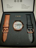 Tomi horloge (Nieuw), Handtassen en Accessoires, Horloges | Heren, Ophalen of Verzenden, Nieuw, Polshorloge, Leer