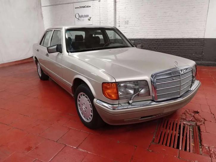 Mercedes-Benz 300-serie 300 SE300 * ANCETRE * (bj 1986), Auto's, Oldtimers, Bedrijf, Te koop, Metaalkleur, Mercedes-Benz, Benzine